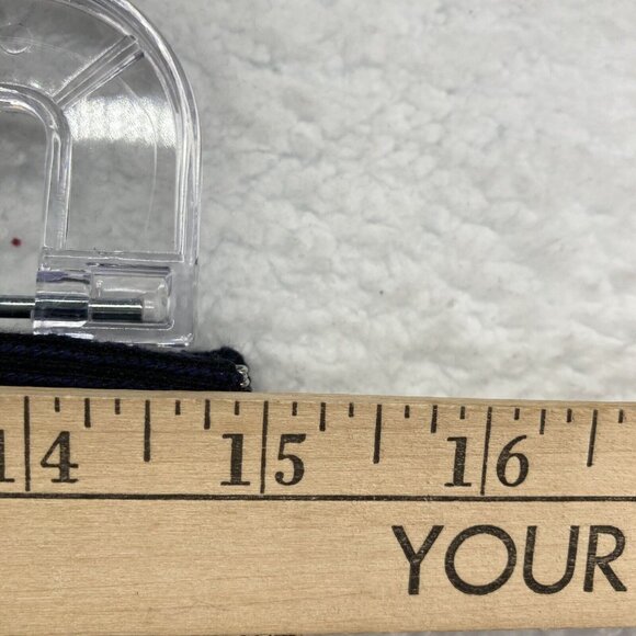 Ann Taylor Loft Womens A Line Skirt Size 4 Navy Blue Stripe Above Knee Lined - Picture 7 of 9